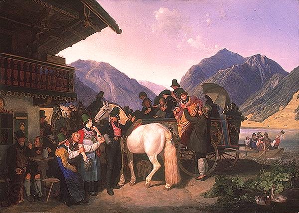 HESS, Heinrich Maria von Sankt Leonhardsfest in Fischhausen am Schliersee France oil painting art